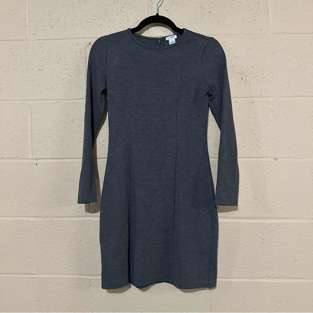 J. CREW SET‎ OF 2 dresses. Identical. One black and one grey. Great style.